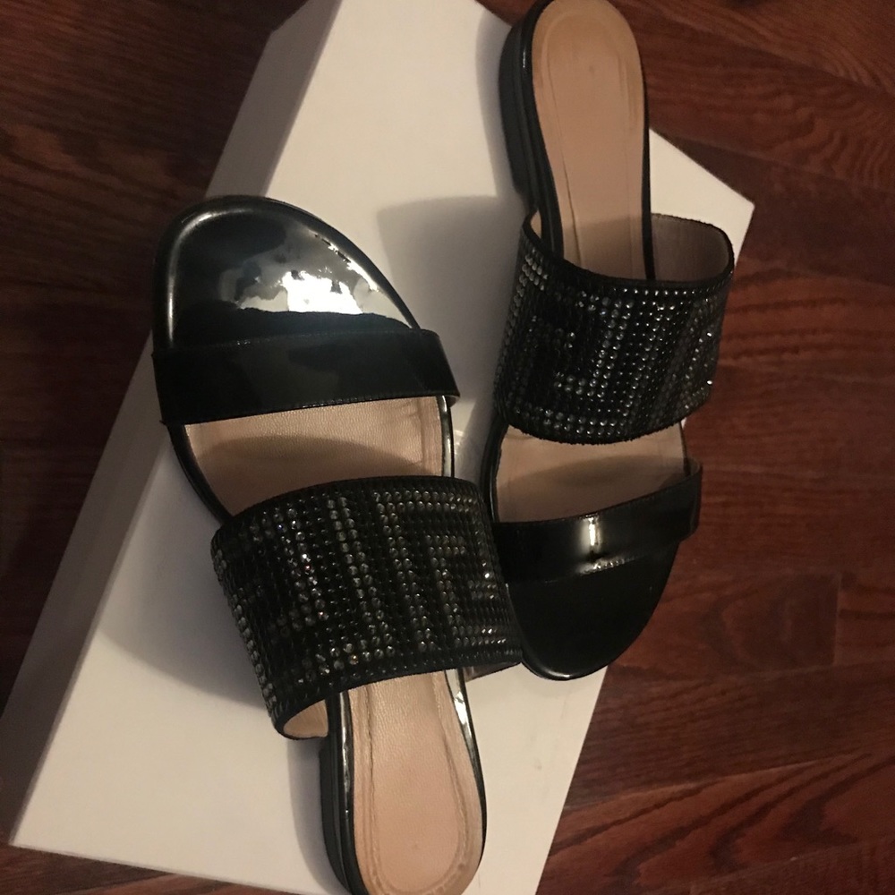 Versace crystal sandals